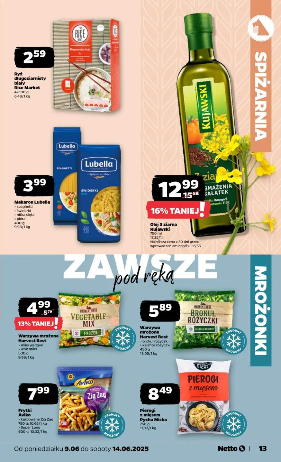 warzywa mrożone