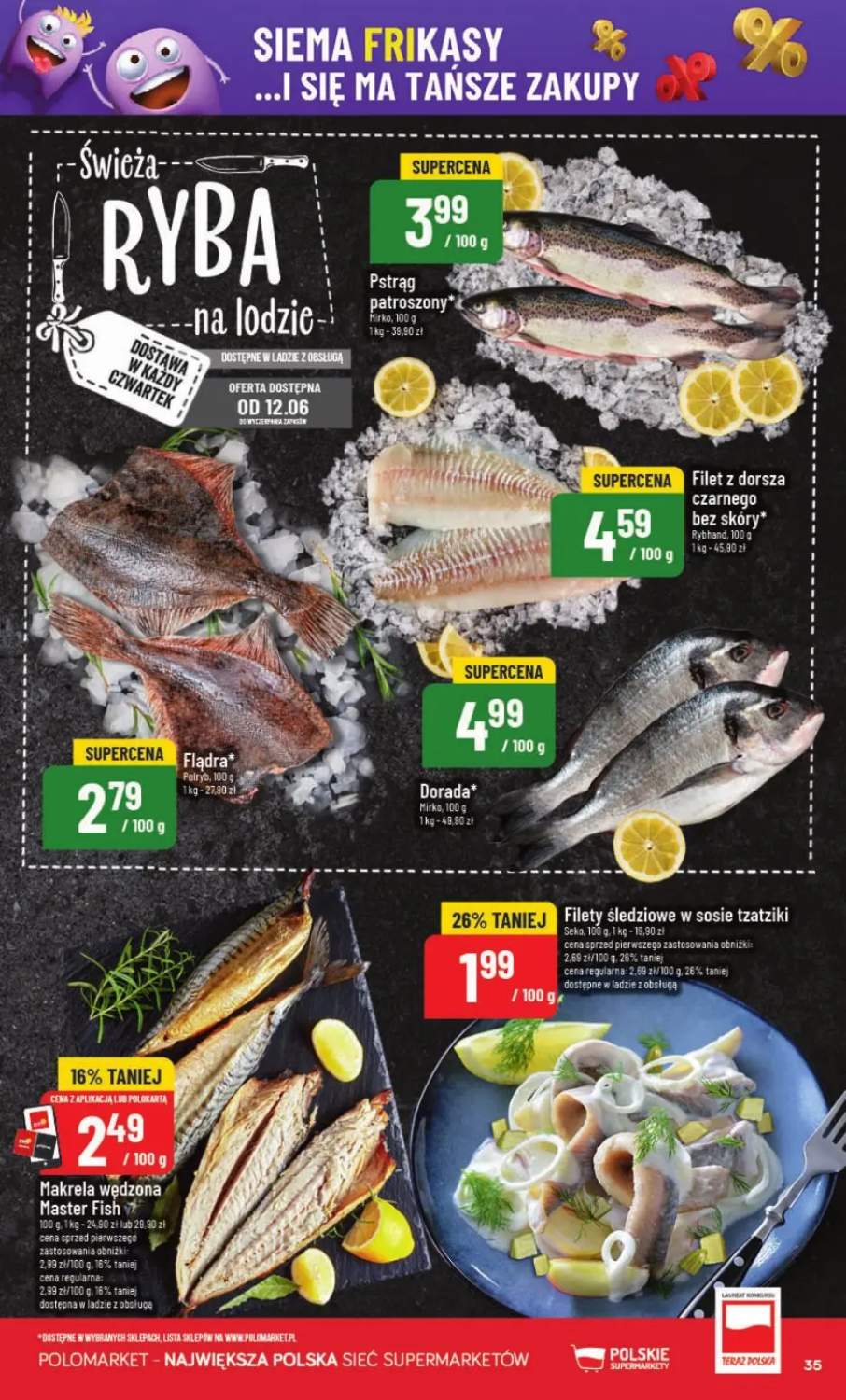 pstrąg patroszony