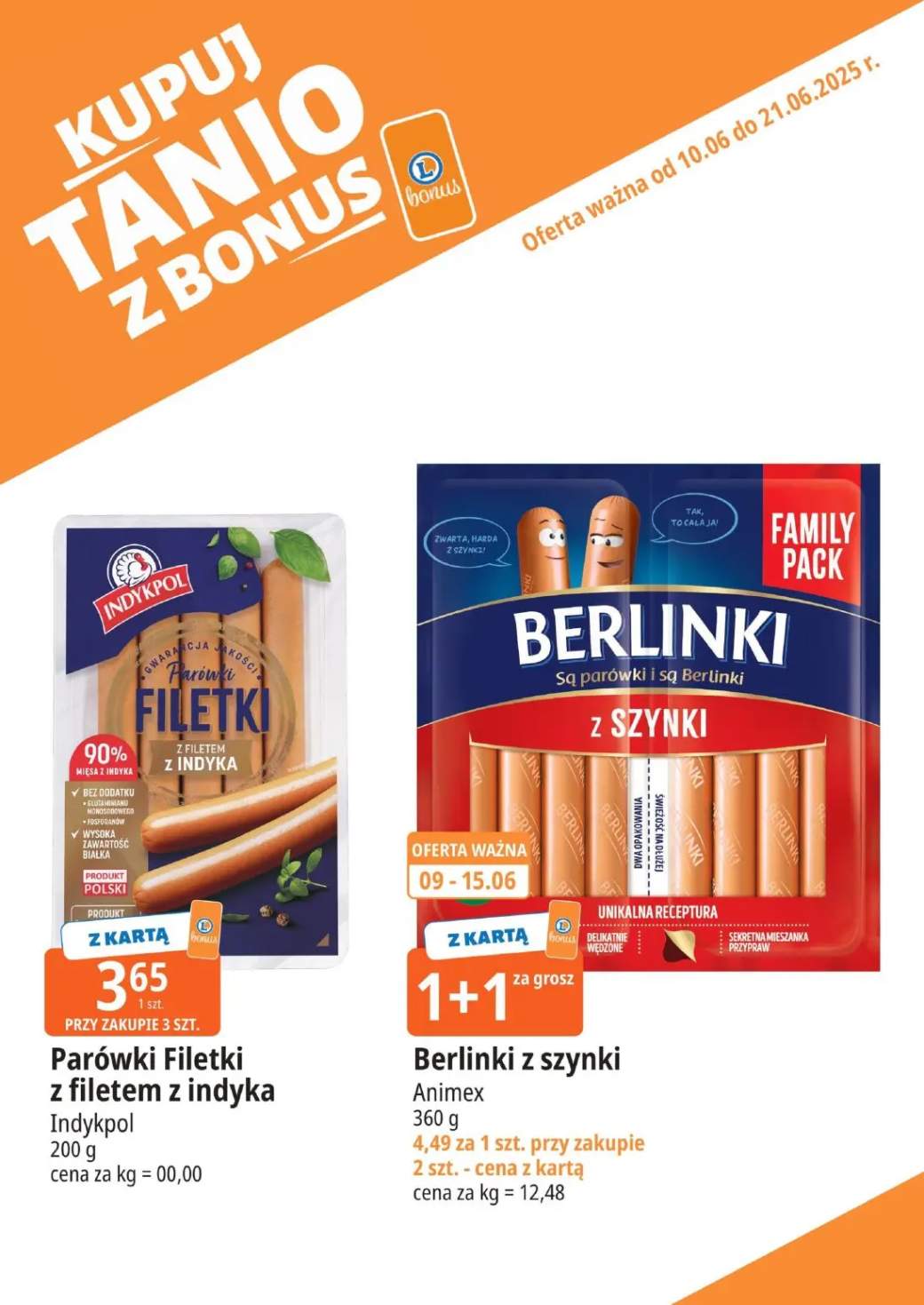 parówka z indykiem