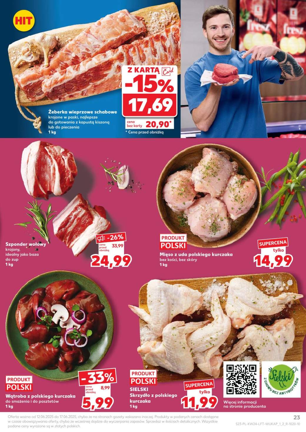 żeberka wieprzowe