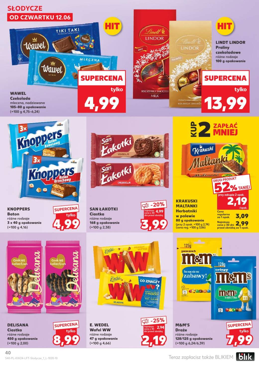 praliny Lindt