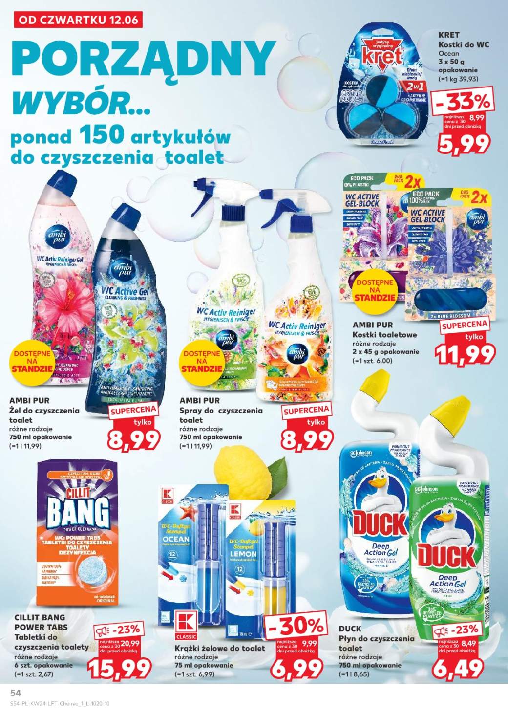 krążki do wc
