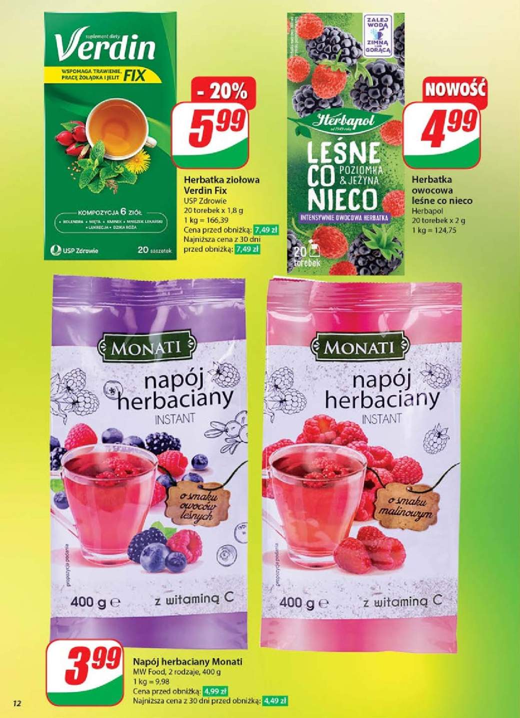 napój herbaciany