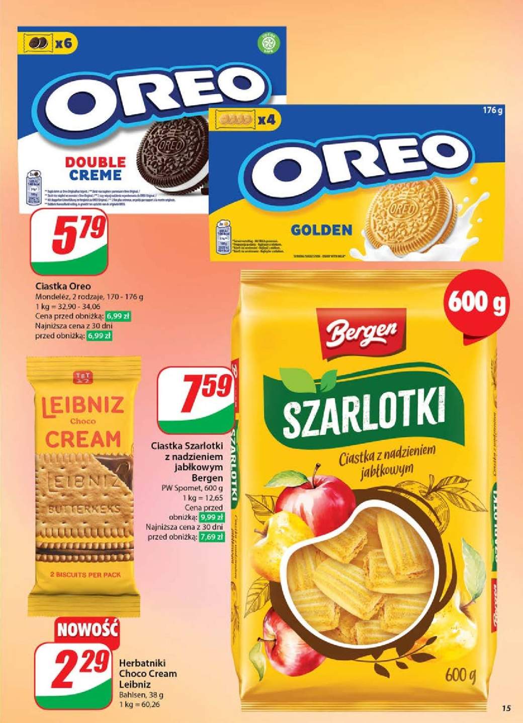 ciastka Oreo