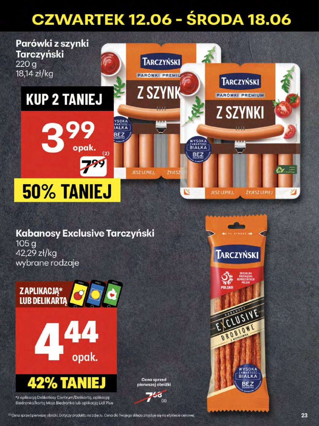 parówki z szynki