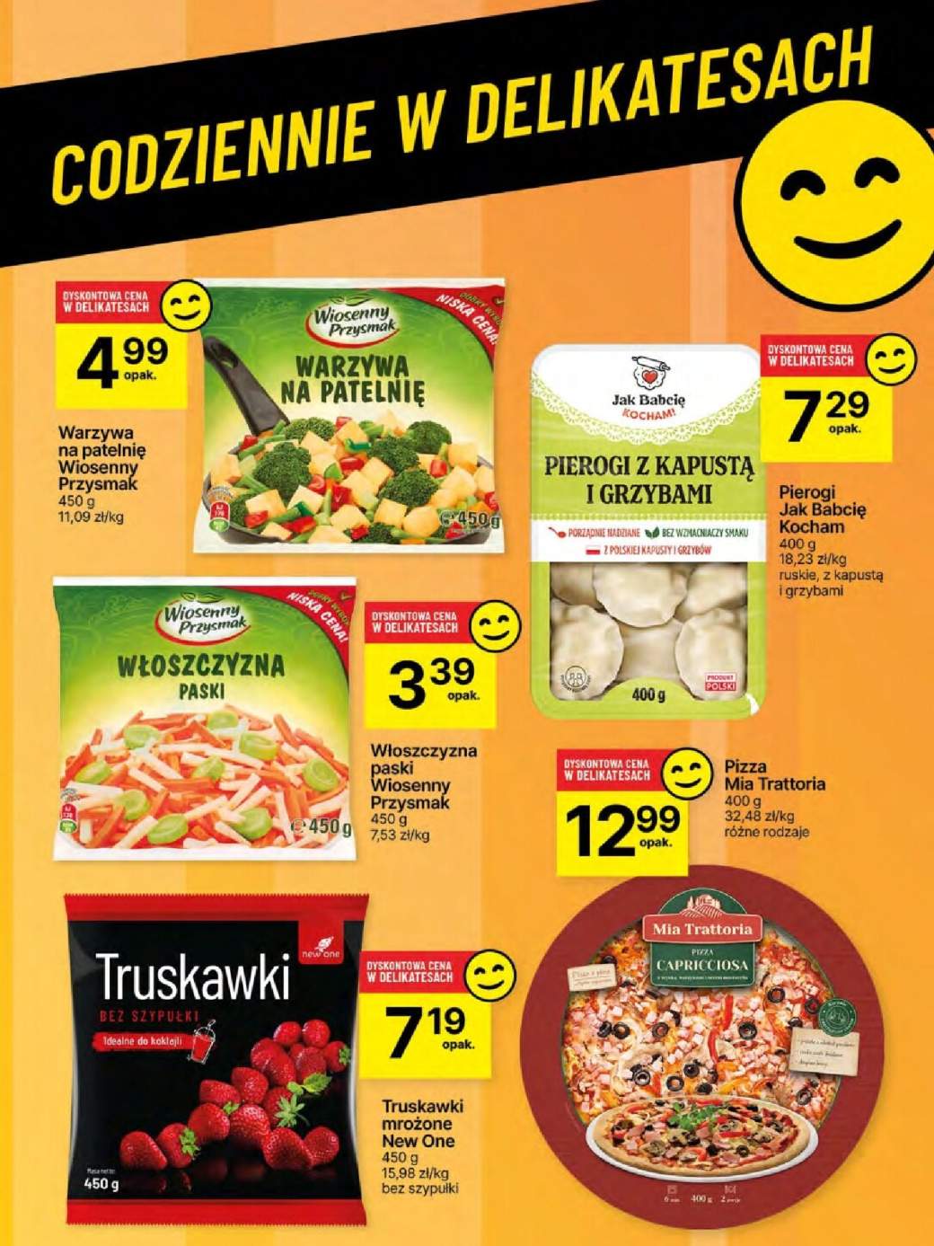 włoszczyzna paski mrożona