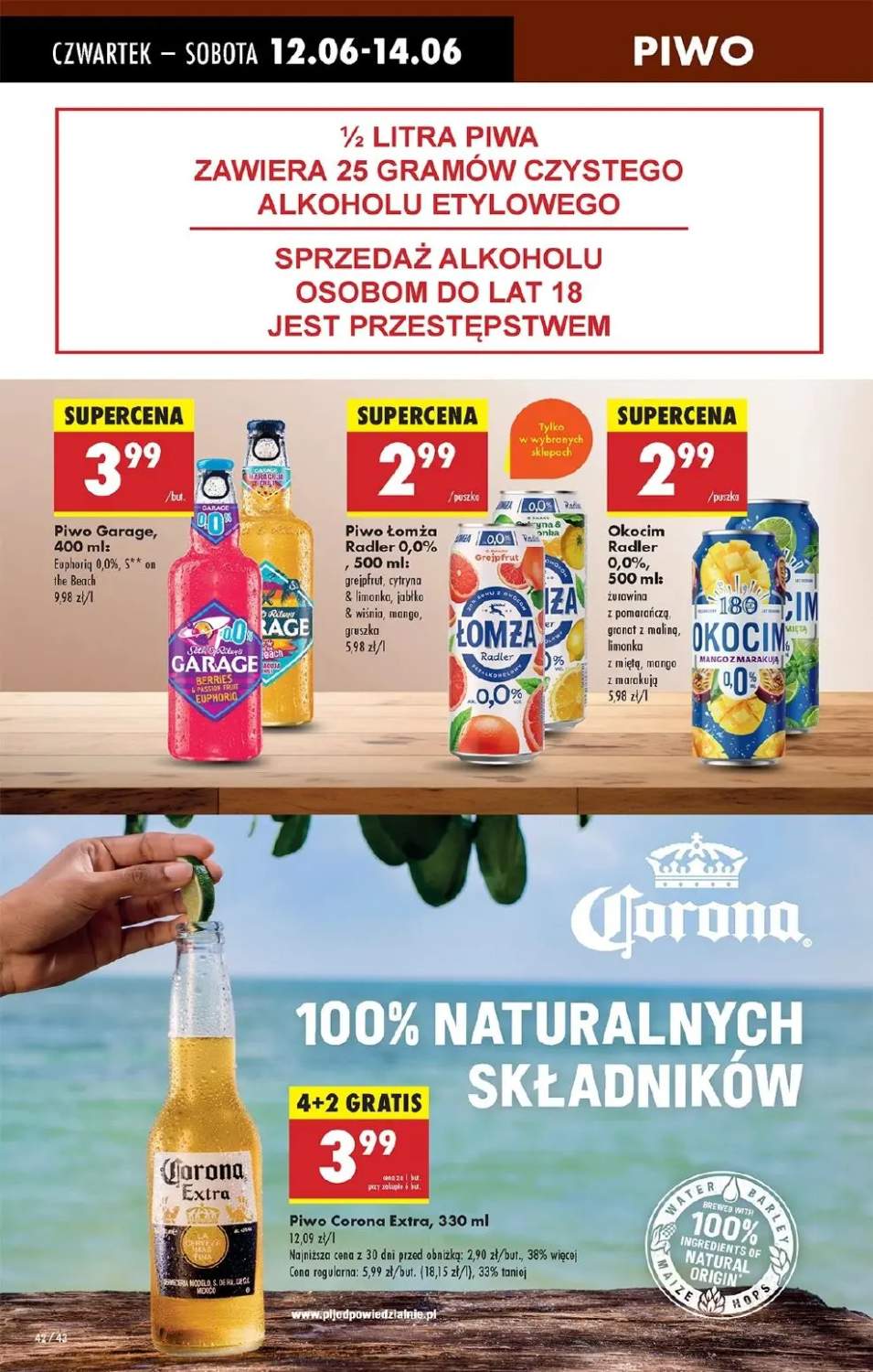 piwo Okocim Radler
