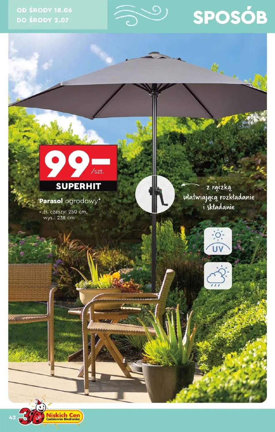 parasol ogrodowy