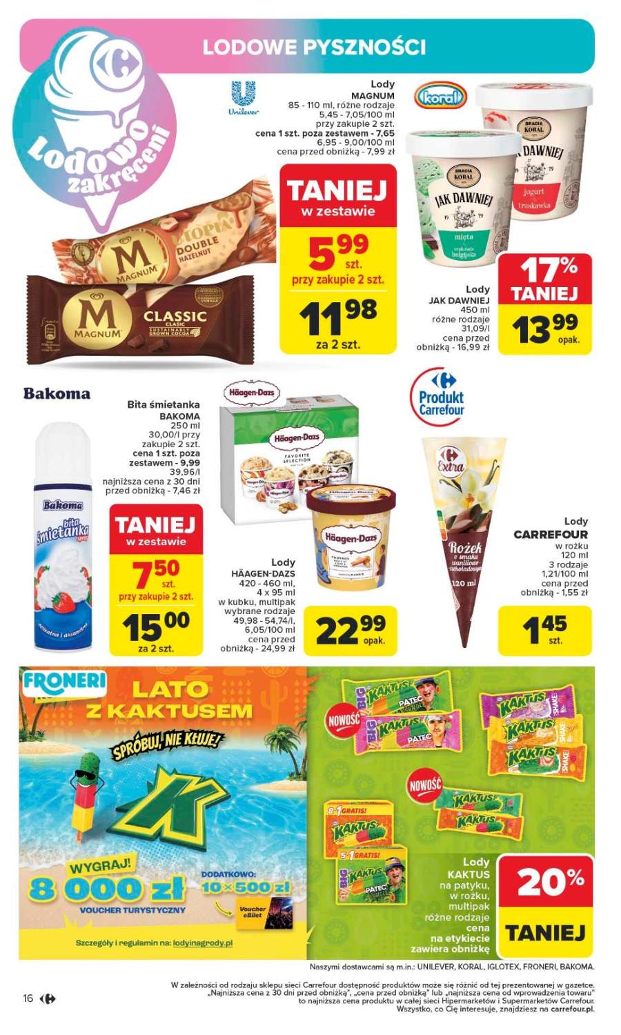 bita śmietana w sprayu