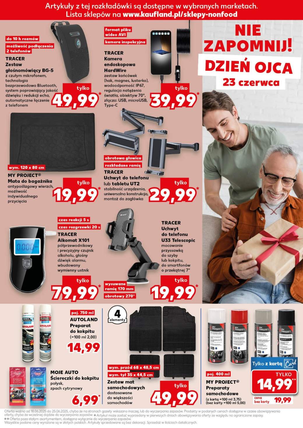 mata do bagażnika