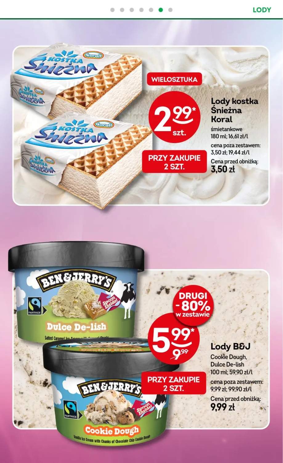 lody Kostka Śnieżna