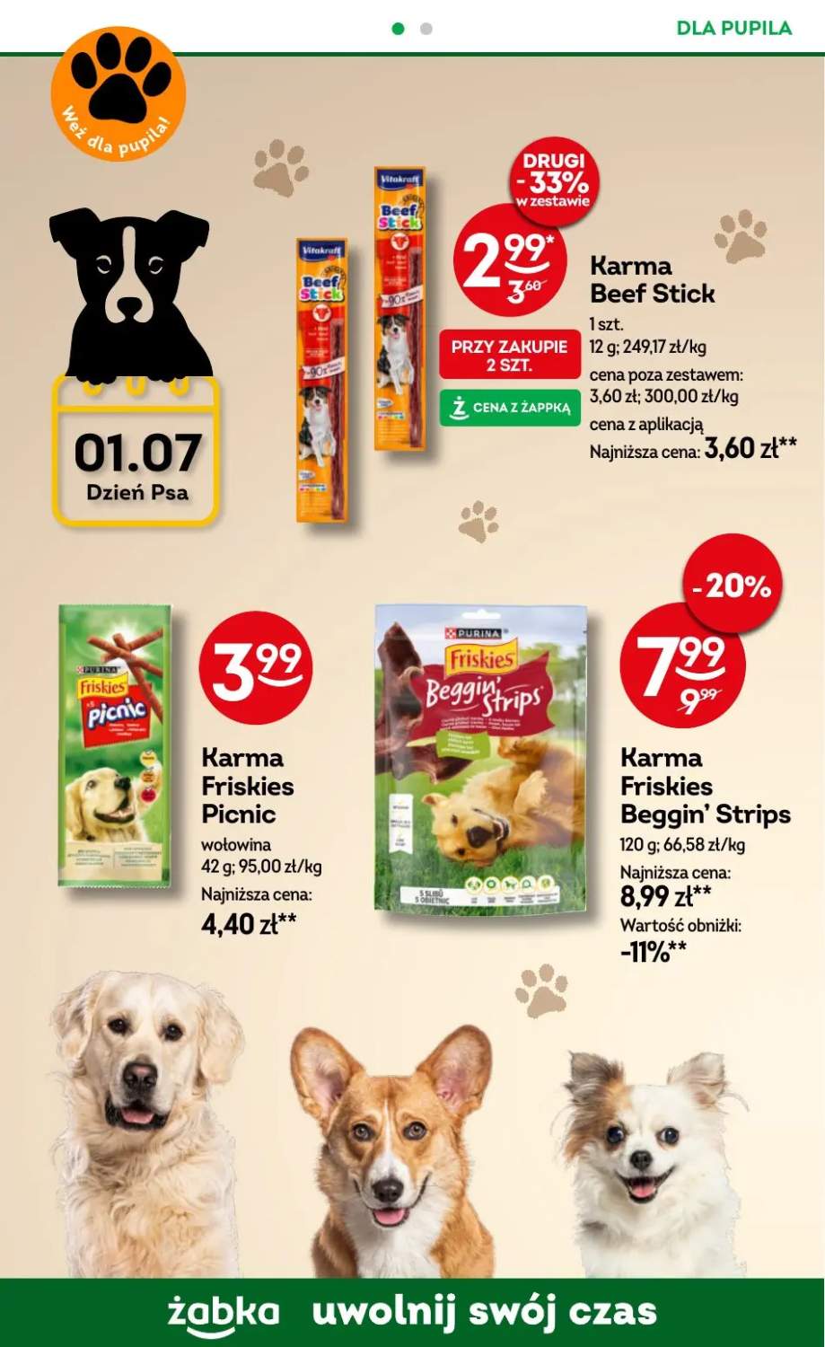 przysmaki dla psa