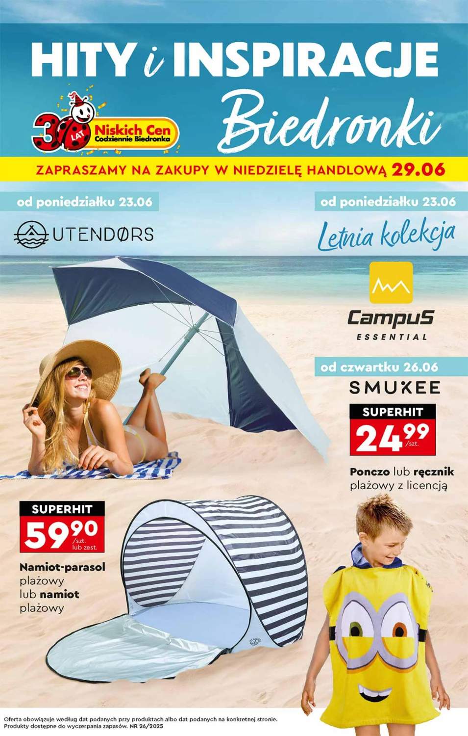 ponczo plażowe