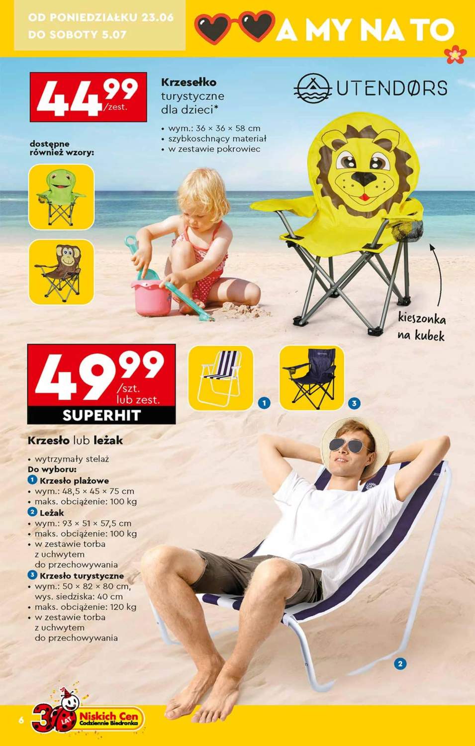 leżak plażowy