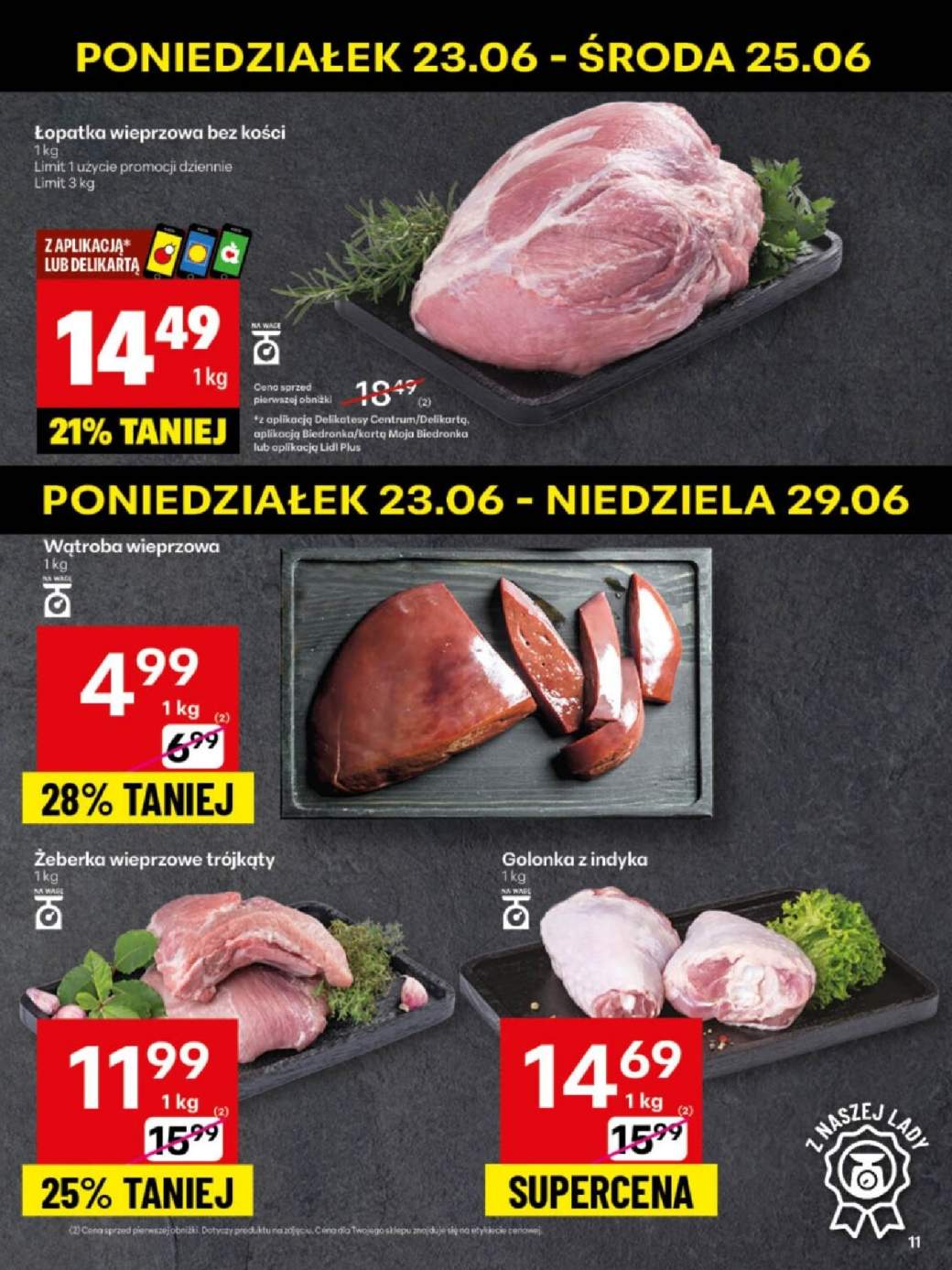 żeberka wieprzowe