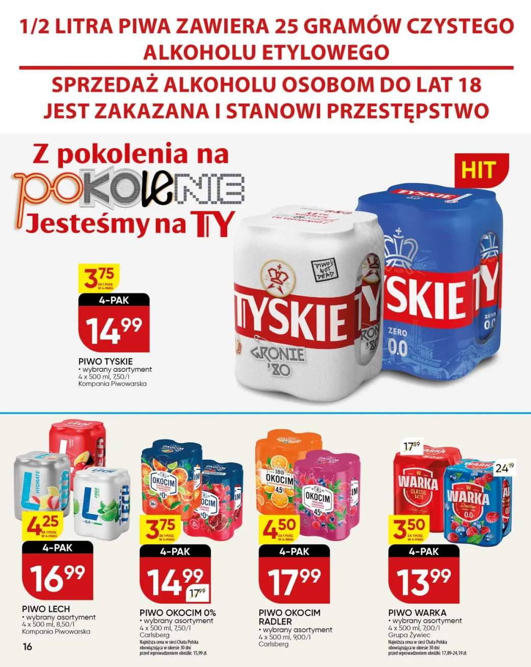 piwo Okocim Radler