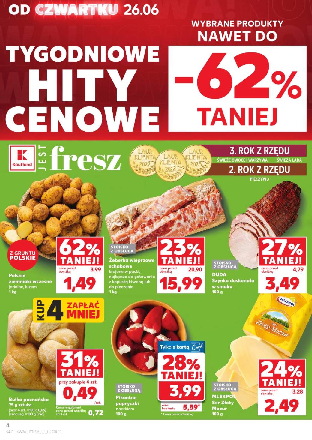 żeberka wieprzowe