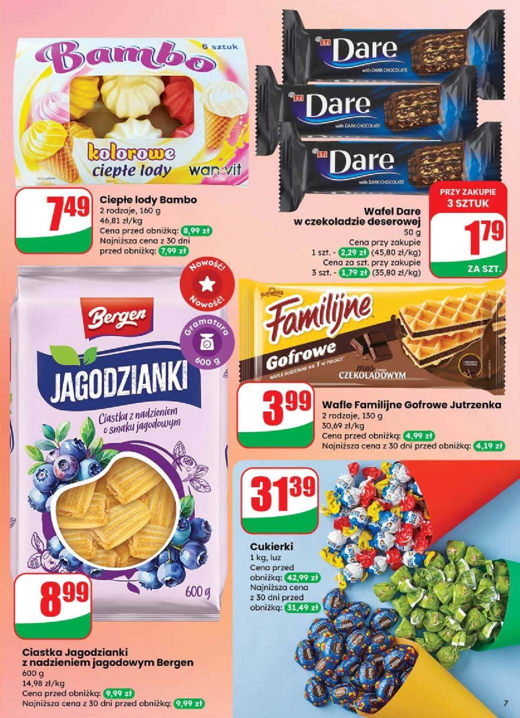 wafelki w czekoladzie