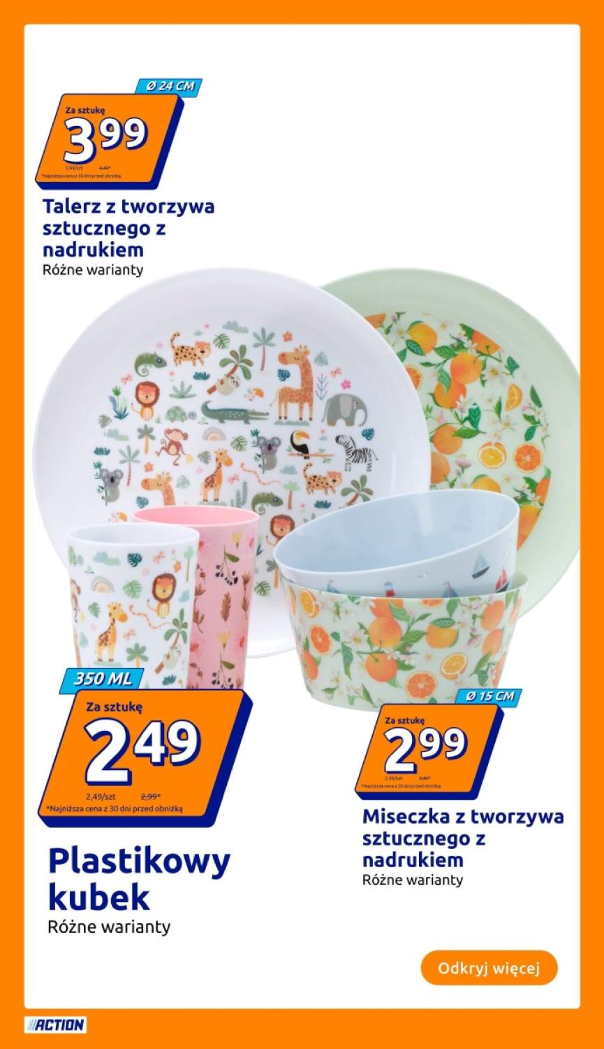 talerz plastikowy