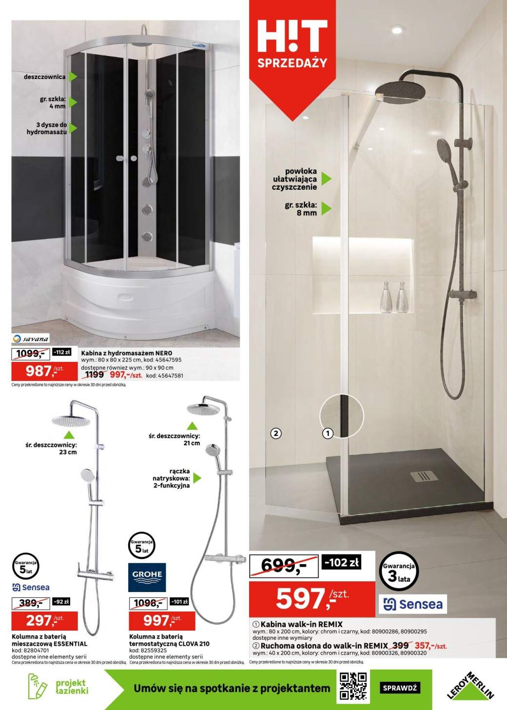 kabina z hydromasażem