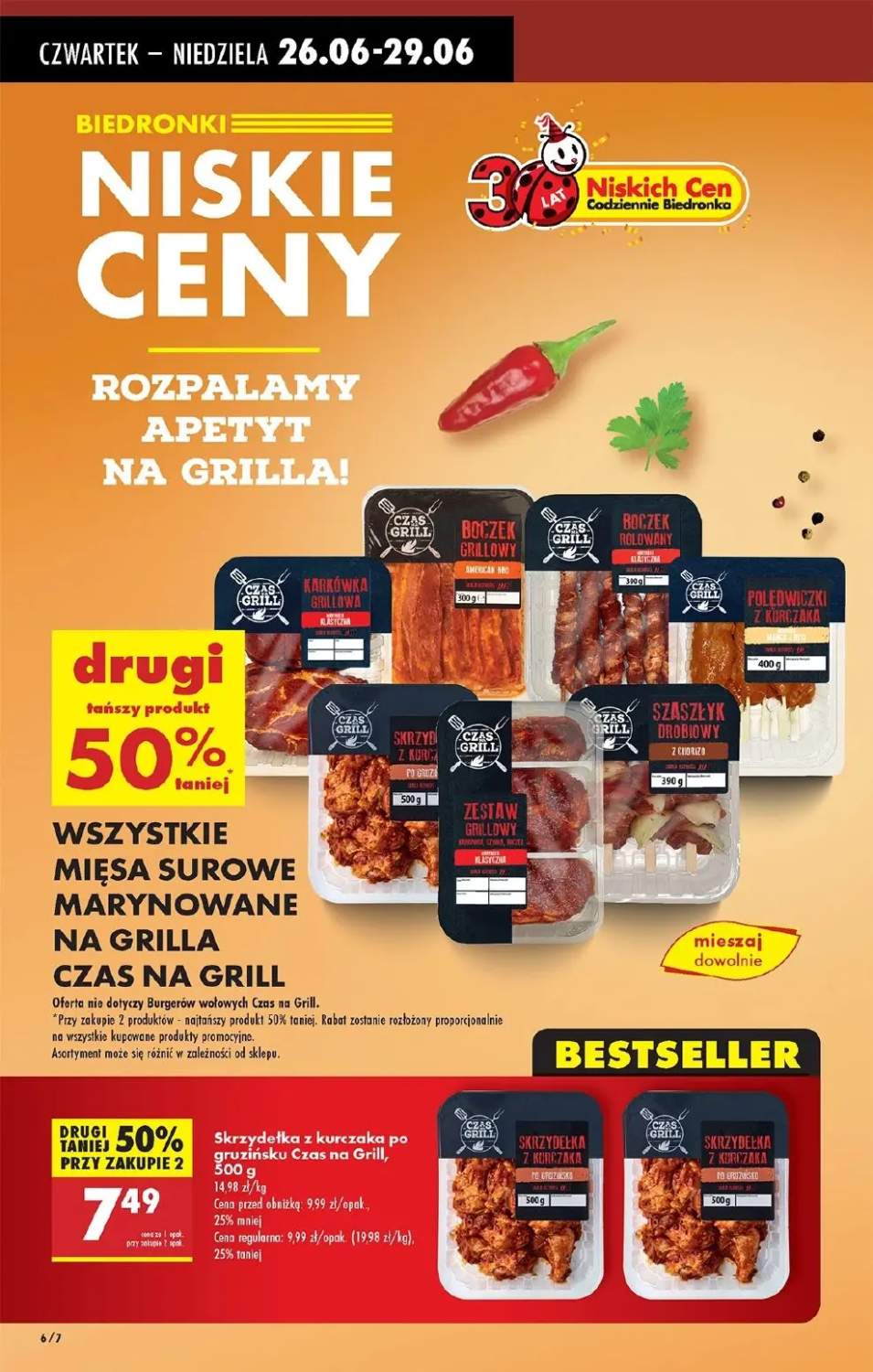 mięso na grilla