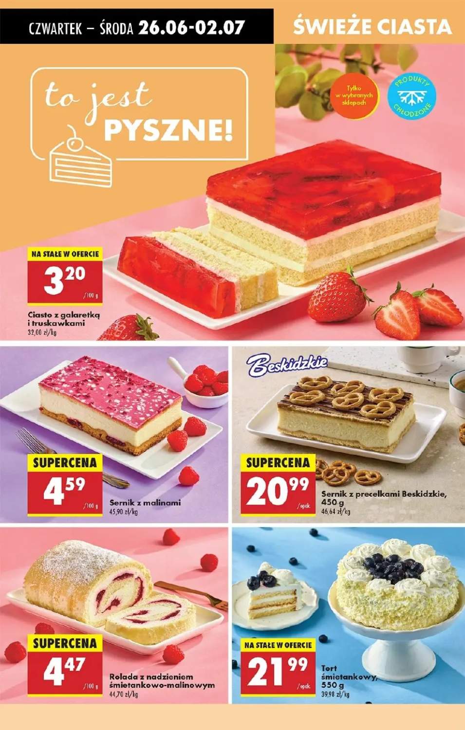 ciasto z galaretką