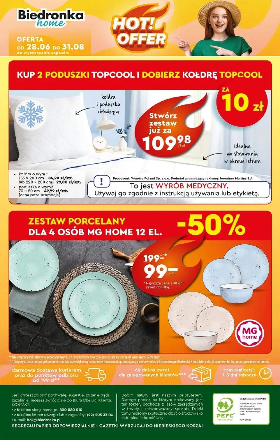 zestaw porcelanowy