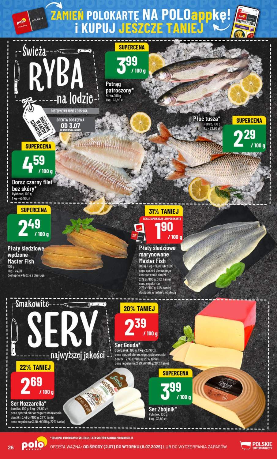 pstrąg patroszony