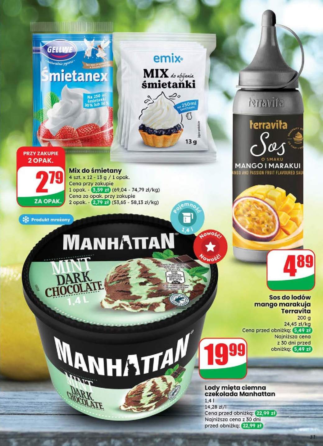 śmietana w proszku
