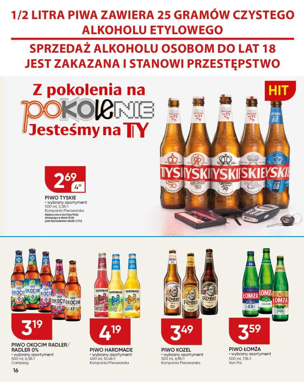 piwo Okocim Radler