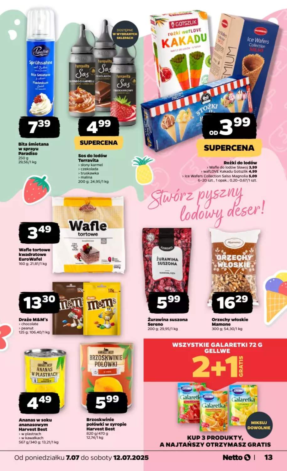 bita śmietana w sprayu
