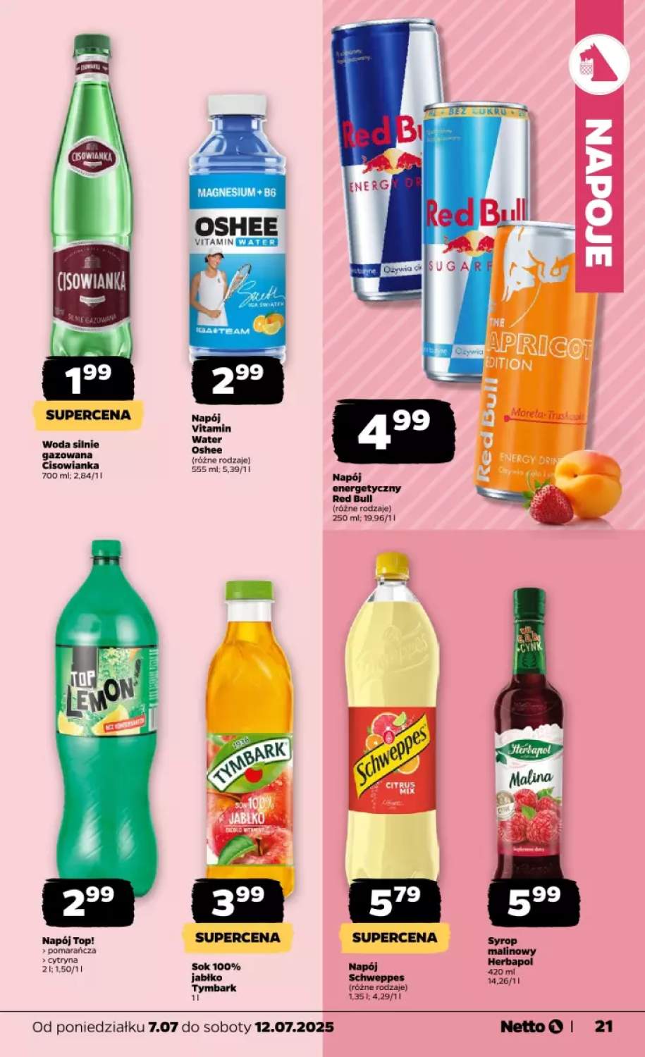 napój energetyczny