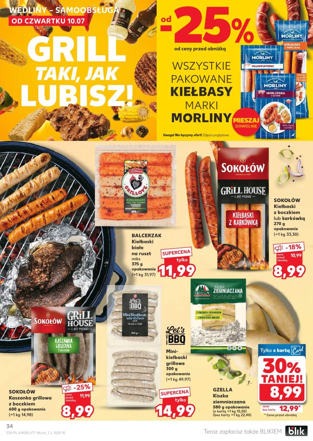 kiełbaski na grill