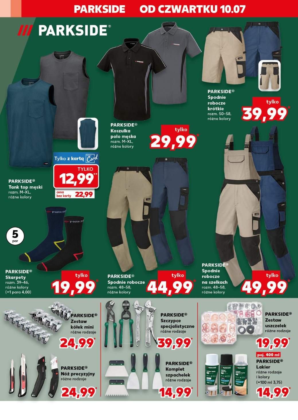 spodenki robocze