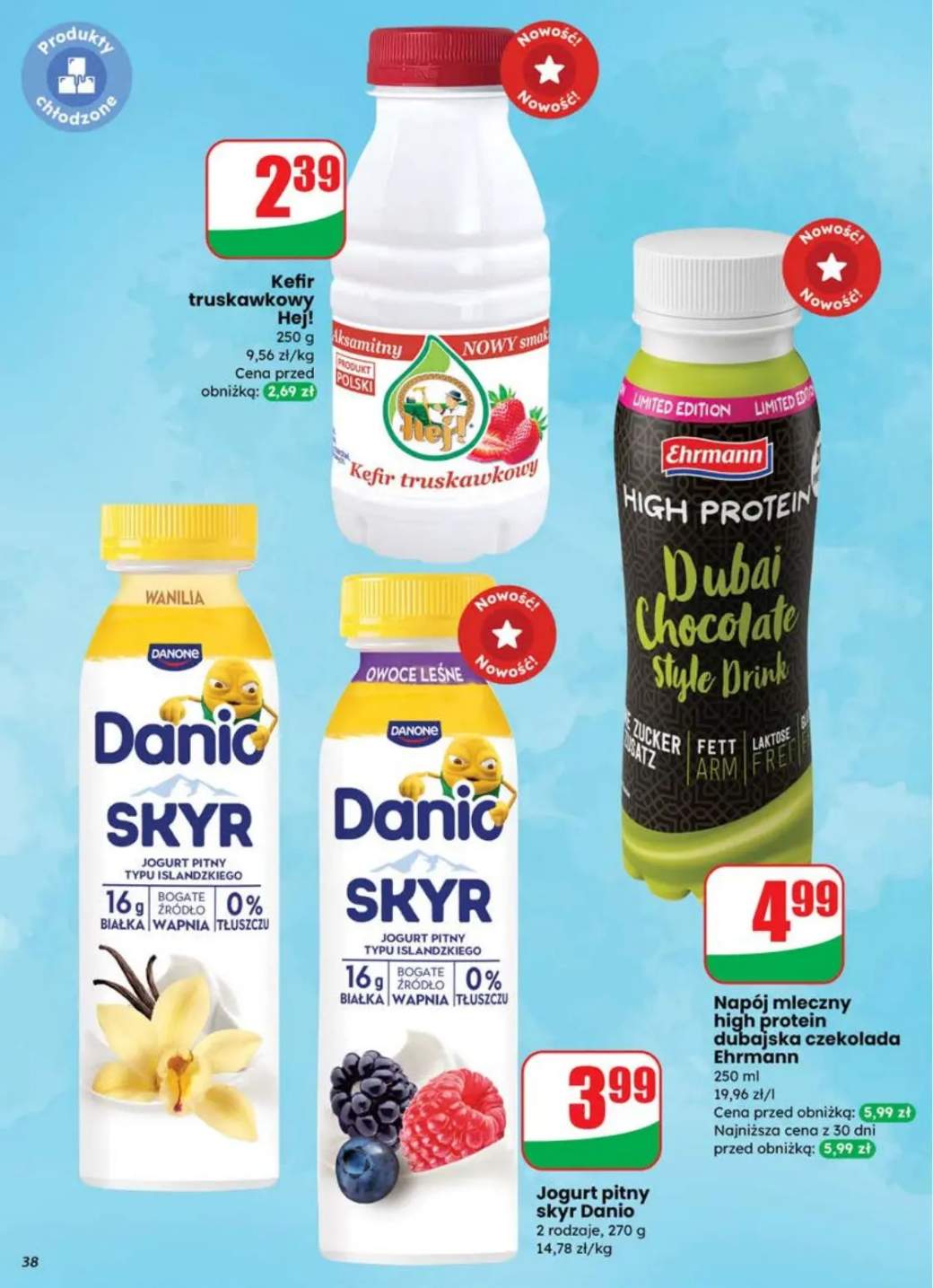 kefir z owocami