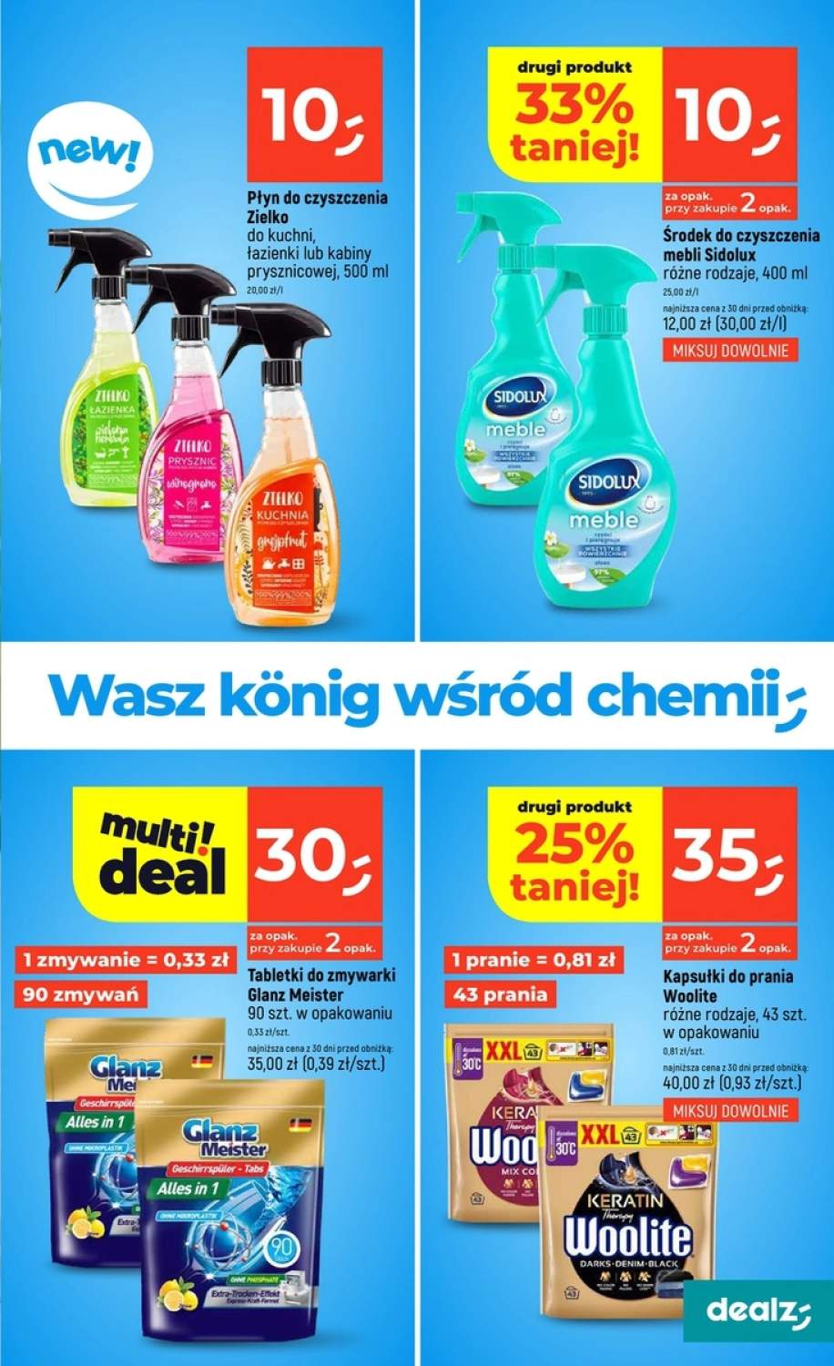 kapsułki do zmywarki
