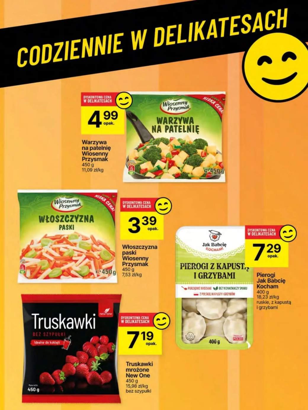 włoszczyzna paski mrożona