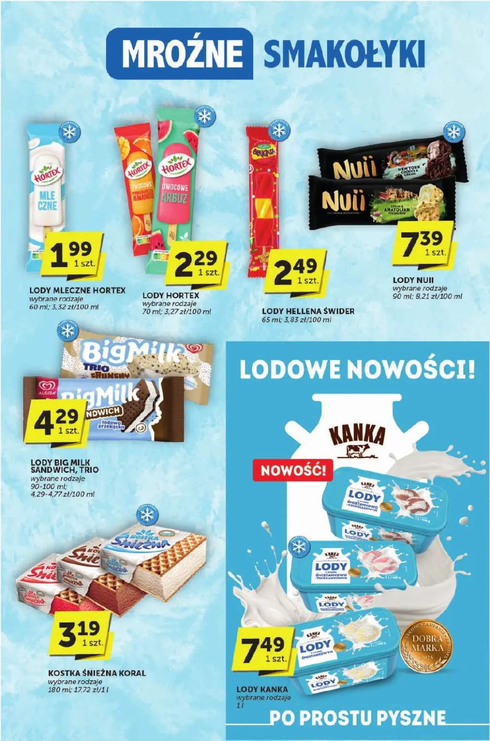 lody Kostka Śnieżna