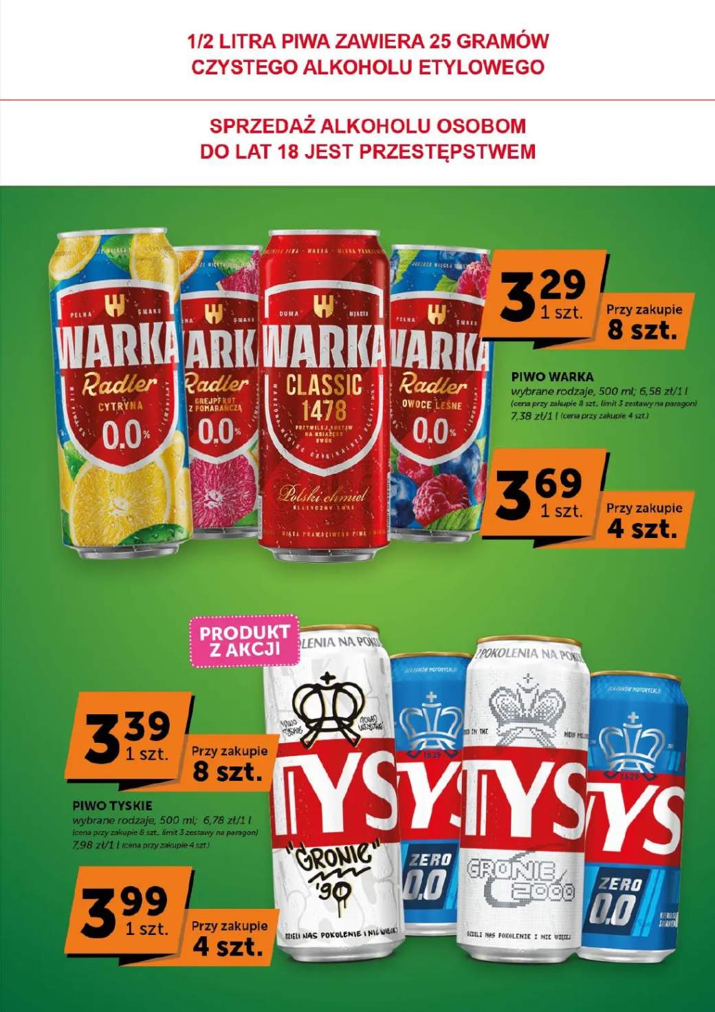piwo Warka Radler