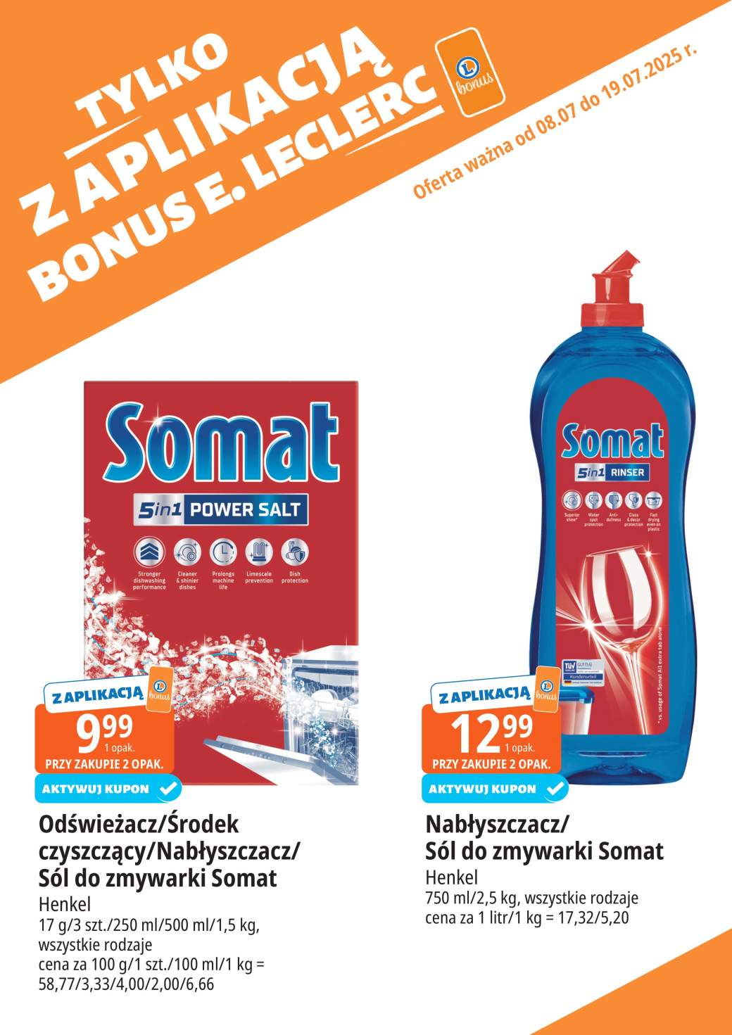 sól do zmywarki