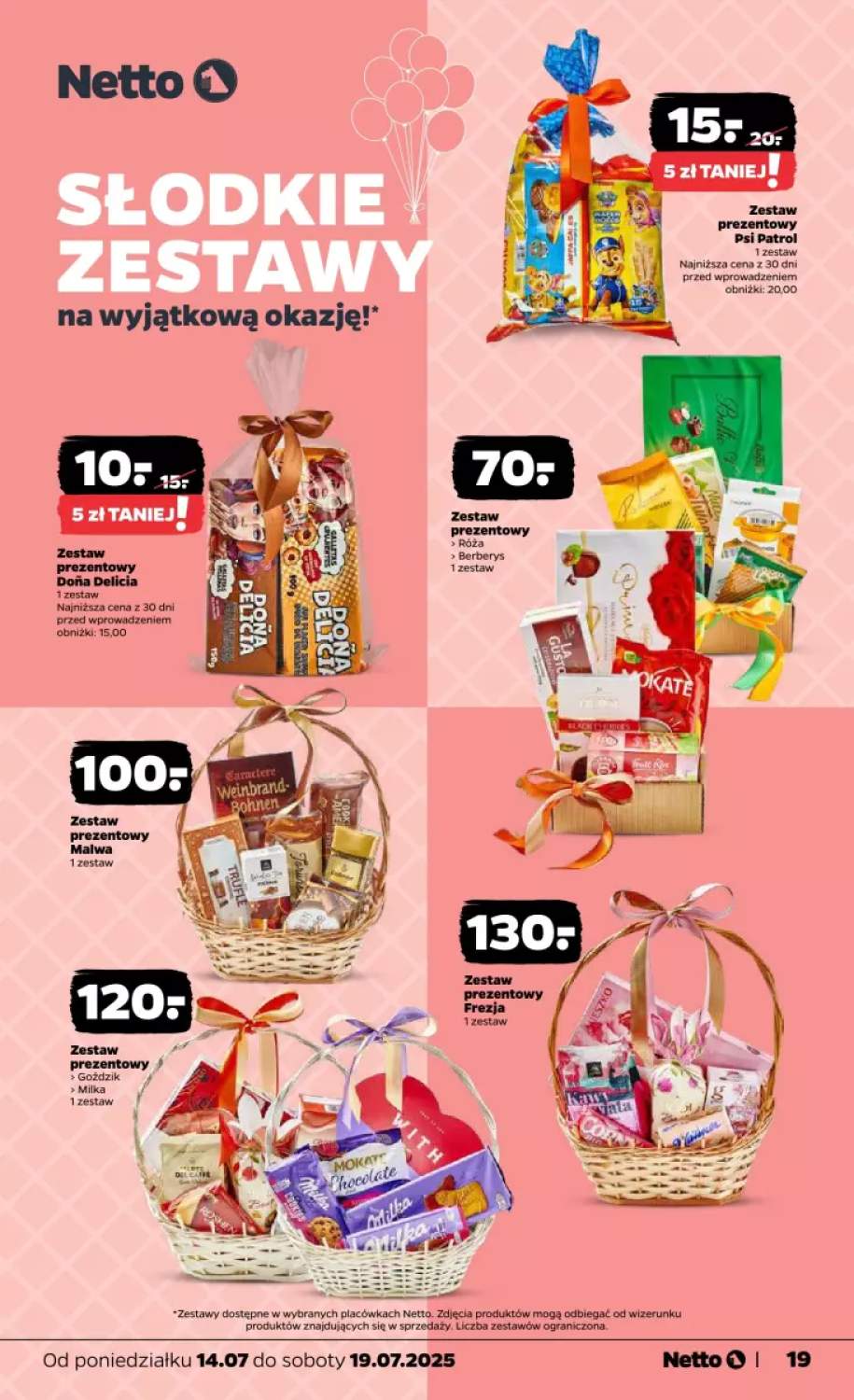 zestaw słodyczy