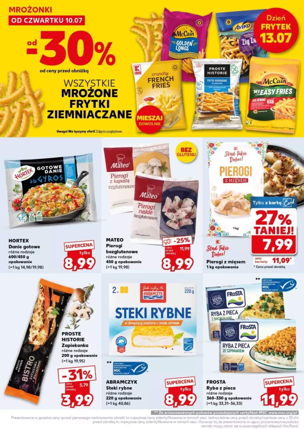 steki rybne