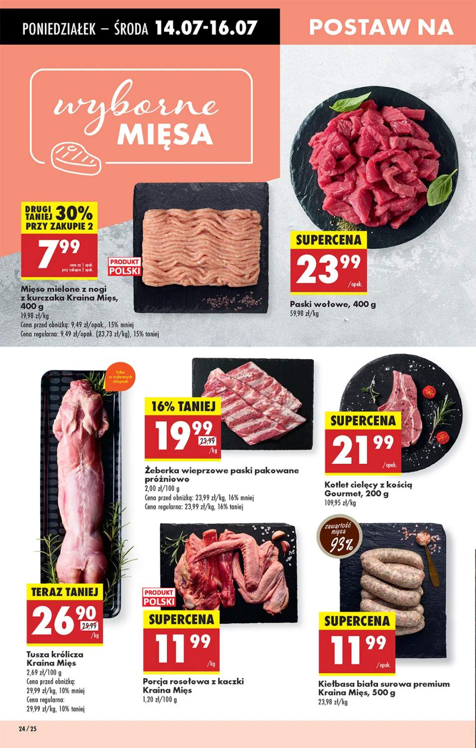 kiełbasa biała surowa