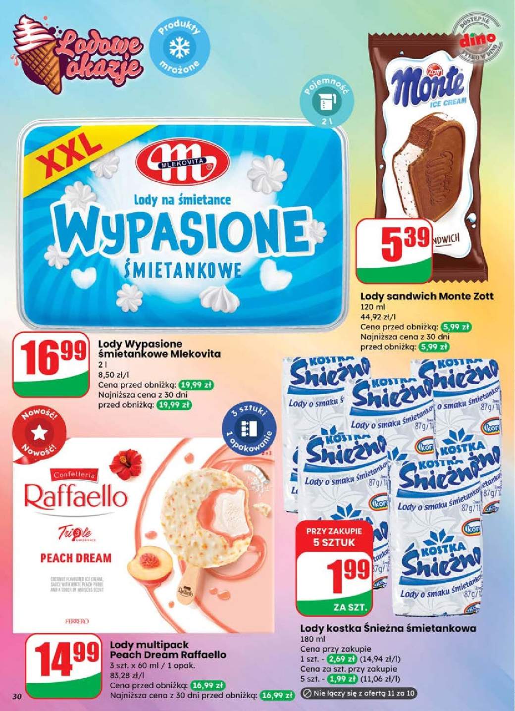 lody śmietankowe