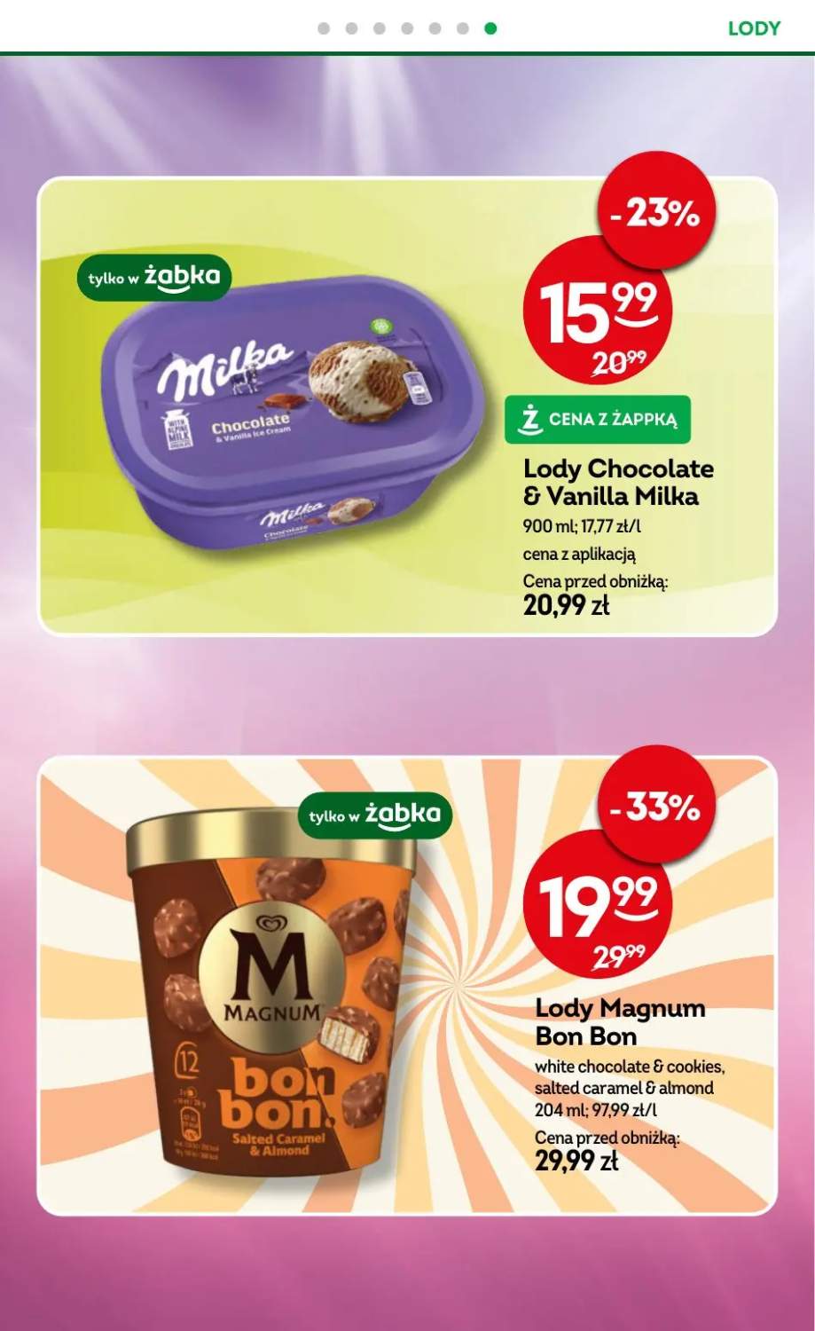 lody Milka