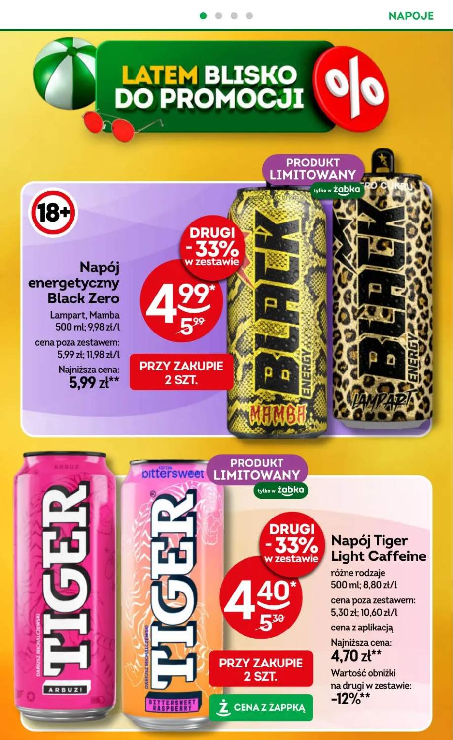 napój energetyczny