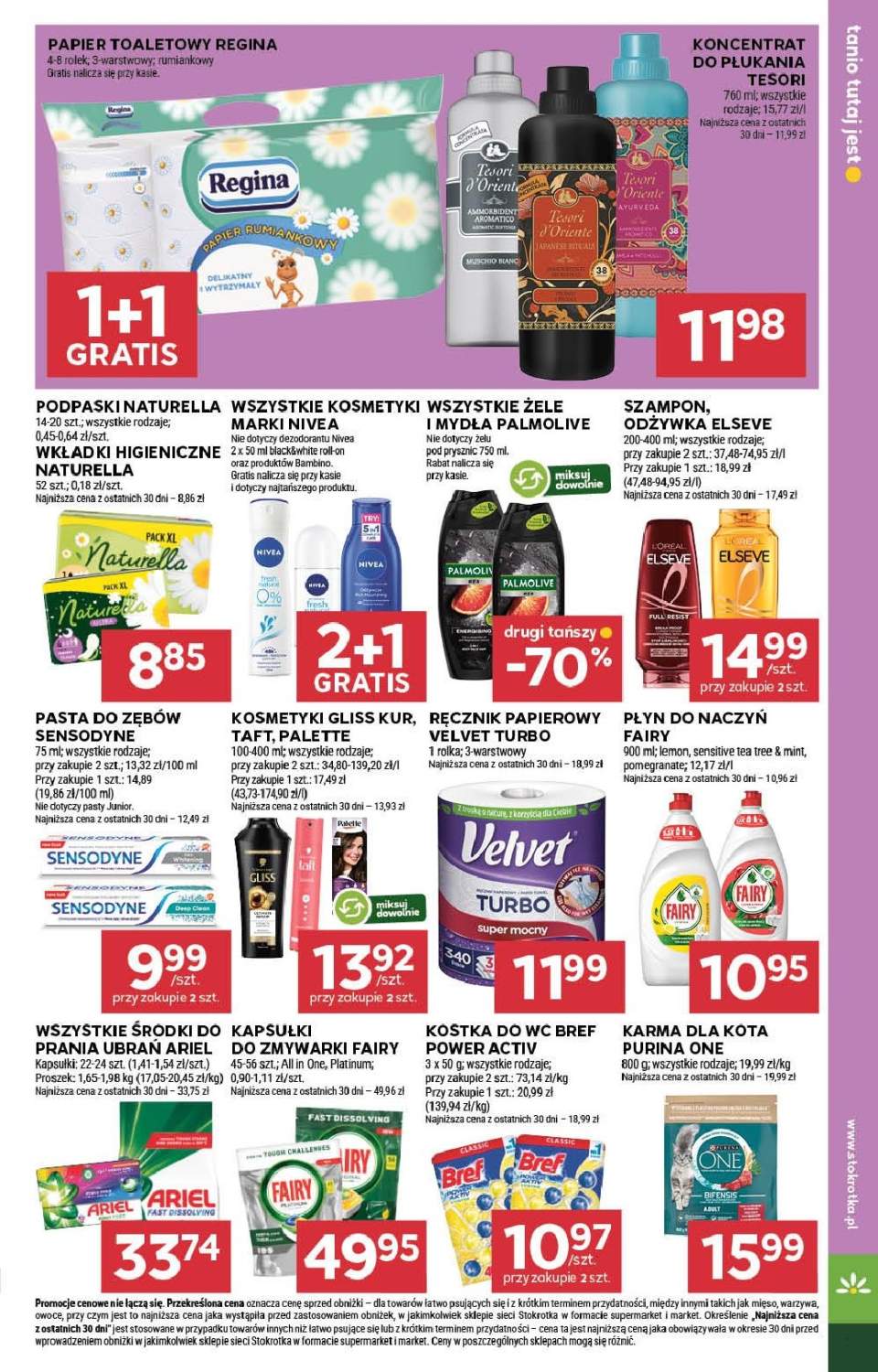 wkładki higieniczne
