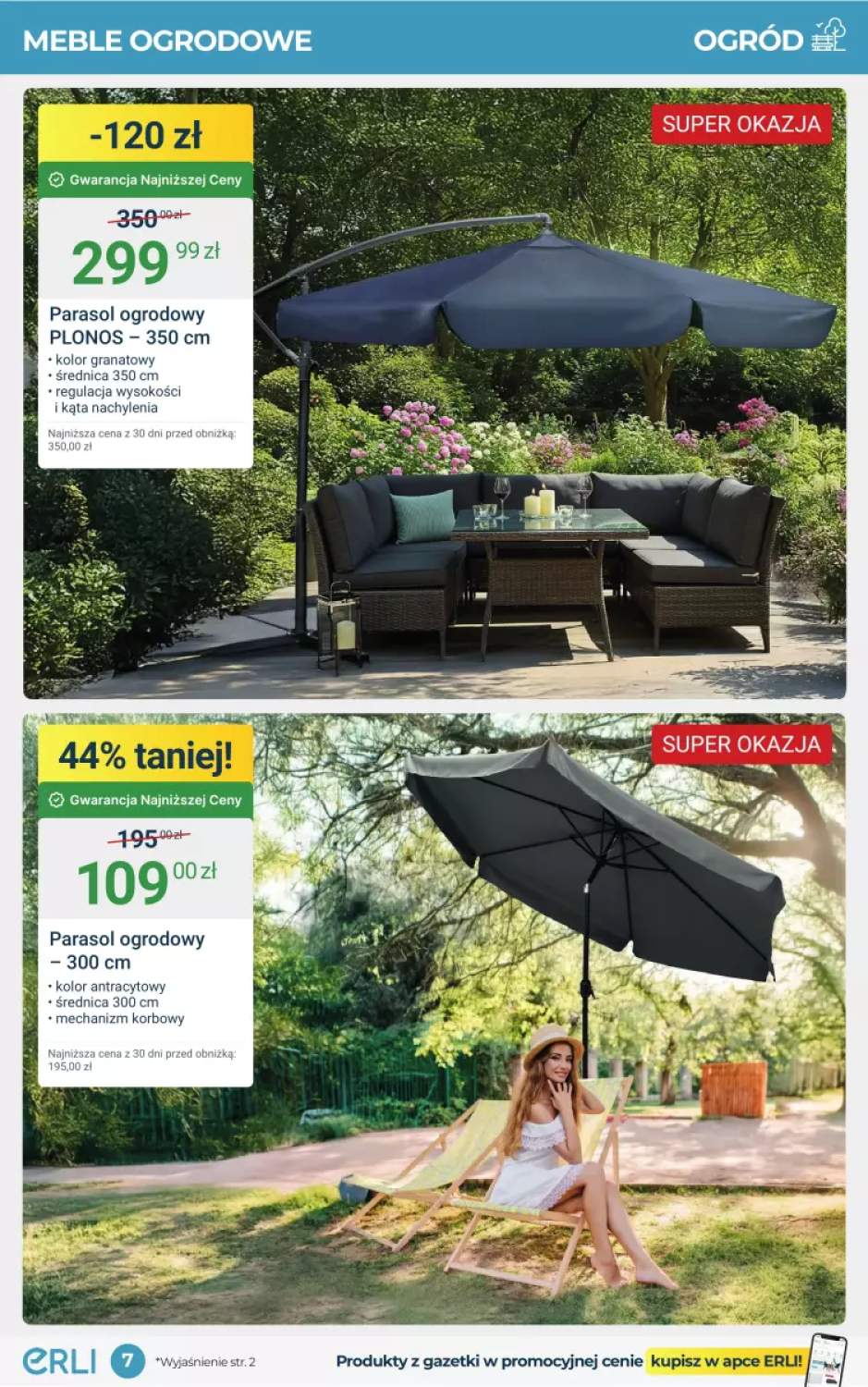 parasol ogrodowy