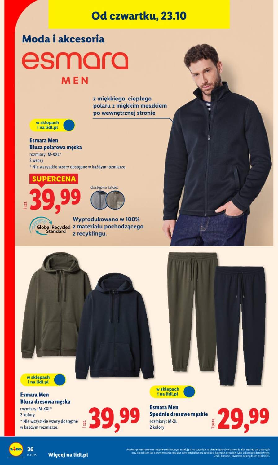 bluza dresowa męska