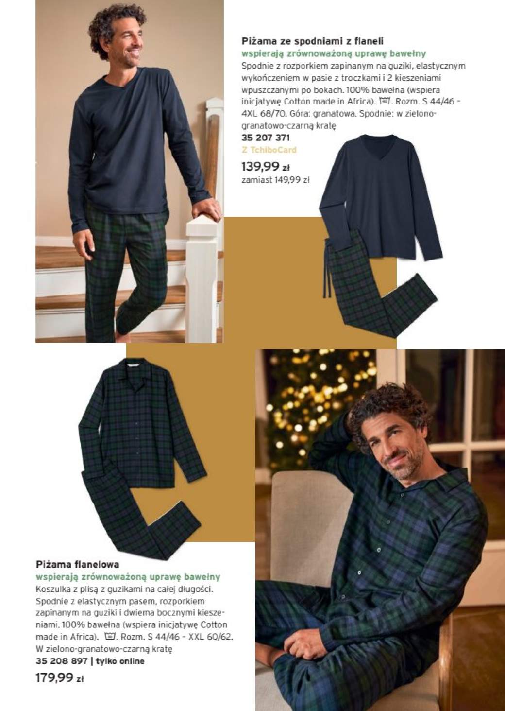 piżama męska